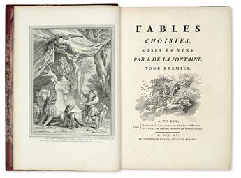 LA FONTAINE, JEAN DE. Fables Choisies.  4 vols.  1755-59